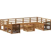 vidaXL Sofagarnituren Massivholz Akazie