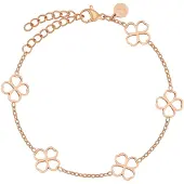 GOOD.designs Armband Kleeblatt in Rose | Gr.: onesize