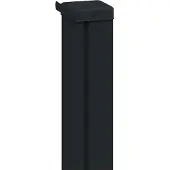vidaXL Ausziehbares Seitenmarkise Schwarz 300 x 170 cm Polyester