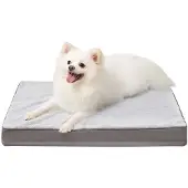 OEM Orthopädisches Hundebett, waschbar, 75x47cm, grau, mittelgroß