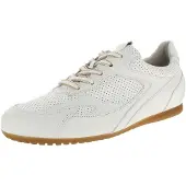 Gabor Damen Leder Sneaker weiß mit Schnürung, Absatzhöhe ca. 1,5 cm, Größe 44