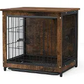 OEM Hundebett Vintage Holz mit Tisch