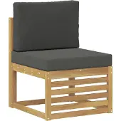 vidaXL Outdoor-Sofagarnitur 8 pcs Weiß und Anthrazit 59 x 59 x 37 cm