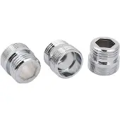OEM Wasserreiniger Adapter M22 1/2BSP männlich silber 3er Set