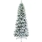Famanu Kunstweihnachtsbaum 150 cm - Schnee-Effekt