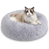 OEM Wasbares Hundebett 50cm Grau Donutform