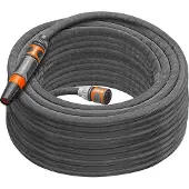 Famanu Gartenschlauch Textilschlauch PVC 1/2 Zoll 25 m - Flexibel und wetterbeständig