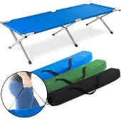 Markenlos Campingbett Aluminium klappbar - ideal für Gäste und unterwegs