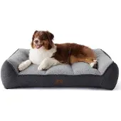 OEM Wasseraffes Hundebett 89x63cm, wasserdicht, weich, dunkelgrau, Antirutsch