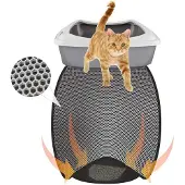 OEM Kattenschutzmat Oval6075, wasserdichtes zweischichtiges Design, Honiggrat-Modell