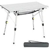 OEM Klapptisch Höhenverstellbar - Tragbar und Leicht - Aluminium Rolltisch für Camping und BBQ