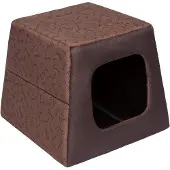 OEM Kleines Pyramid-Hundebett Braun 800g