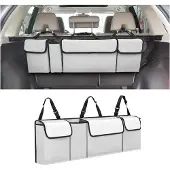OEM Autokoffer-Organizer, wasserdicht, 4-Fächer, Faltschale, Grau-Weiß