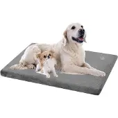 OEM XXL Wasserdichtes Hundebett, Grau, 119x74x7,6cm, Waschbar