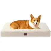 OEM Orthopädisches Hundebett mittelgroß 89x58x9cm waschbar weiches Kissen