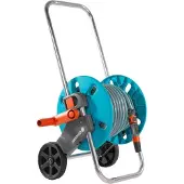 Famanu Gartenschlauch Aquaroll S Trolley mit 20 m klassischem Schlauch - Grün