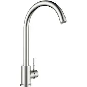 OEM Hochdruck Küchenarmatur, Edelstahl, 360° drehbar, einhebelig, grau