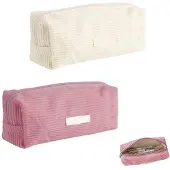 OEM Schone Etuis, rosa und weiß, mit Reißverschluss