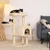 OEM Klettertürme Katzenhaus mit Hängematte und Aktivitätszentrum
