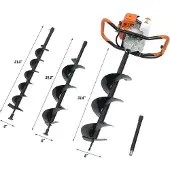 OEM Benzin-Paalgatgraver 52cc Erdbohrer Garten