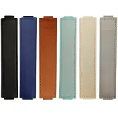 OEM Elastische Pennenzak Leder schwarz mit Gummiband