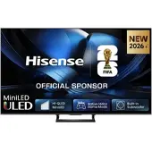 Hisense QLED-Fernseher "55U7DSE", Energieeffizienz: E, schwarz, dunkelgrau, 55 ′′, Fernseher, QLED-Fernseher