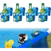 OEM Kunststoff-Poolrandhalter Set 4teilig für Whirlpool und Spa