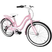DaviBikes Kinderfahrrad Davi Molli, 24", 130–165 cm, 7-Gang, Rosa