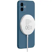 Avizar Mayaxess, Magnetisches 15W MagSafe Ladegerät für iPhone 13 Mini, Weiß
