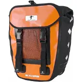 VDP Red Loon Pro Packtasche Fahrradtasche Gepäckträgertasche LKW-Plane Wasserdicht (Orange/Schwarz)
