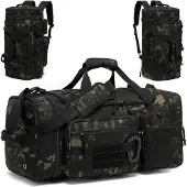 Unyqoos Expandierbare Sport- & Reisetasche 50-55 l – 3‑in‑1 Rucksack/Schultertasche mit Schuhfach & Nassfach, 900D, 1,34 kg