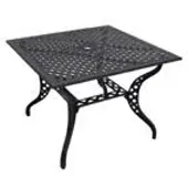 Lesli Living - Gartentisch Trafalgar - Grau - 100x100x72cm