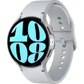 Samsung Galaxy Watch6 SmartWatch, Gesundheitsfunktionen, Fitness -Tracker, Bluetooth, 44 mm Silber, enthalten