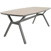 Lesli Living - Gartentisch Odense - Grau - 200x100cm