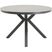 Lesli Living - Gartentisch Davos - Grau - Ø118cm