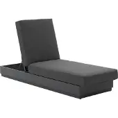 Hespéride Poolbett "allure" graphit polyester und aluminium -