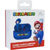 OTL TECHNOLOGIES Technologies Bluetooth-Kopfhörer V5.3 Super Mario mit Ladebox, Blau