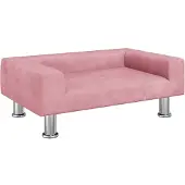 Syfax Hundebett Rosa 70x45x26,5 cm Samt