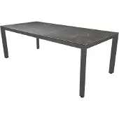 Lesli Living - Gartentisch Mojito - Anthrazit - 220x100x74cm