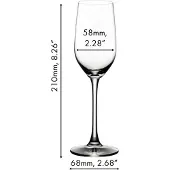 Riedel Tequila Set, 4er Set, Tequilaglas, Stielglas, Schnapsglas, Kristallglas, 190 ml, 5515/18