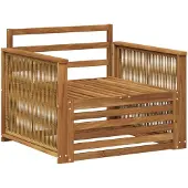 vidaXL Outdoor Mittelsofa Natur