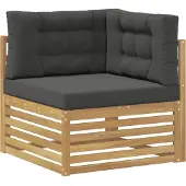 vidaXL Outdoor-Sofagarnitur 8 Stk. Weiß und Anthrazit Polyester