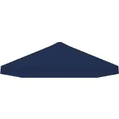 vidaXL Pavillon-Blendenbezug 6 x 3 m Blau Polyester 190 gsm