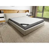 Vente-unique Schaumstoffmatratze 180 x 200 cm, 22 cm dick mit 11-Zonen-Deckschicht mit Formgedächtnis - DANEVO by YSMÉE