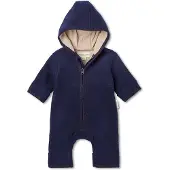 Hofbrucker Wollwalk-Overall "Elli" in Dunkelblau | Gr.: 62/68