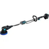 Gre Pool Twin-Brush – Akku-Reinigungsgerät für Pools und Terrassen mit rotierender Bürste. Inklusive teleskopierbarer Stange (45 cm).