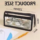 OEM Wasserdichte Stiftebox aus PVC, mehrfarbig, transparent