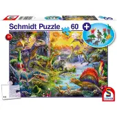 Schmidt Spiele Dinosaurier, 60 Stück(e), Tiere, 5 Jahr(e)