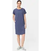 Camel active Kleid aus reiner Baumwolle in Ozeanblau | Gr.: S