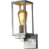 Licht-Erlebnisse Außenleuchte Dämmerungssensor Aluminium verzinkt IP44 H: 32 cm E27 Wandlampe Haus Eingang Außenwandleuchte
